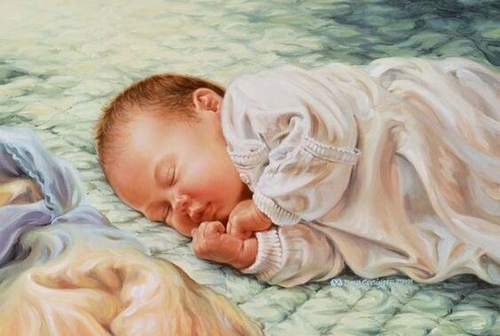 産後40日間-赤ちゃん-昼寝