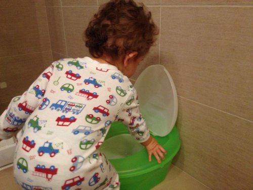 子どものトイレトレーニングをする