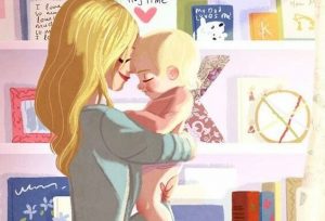 子どもにおはようのキスをすること