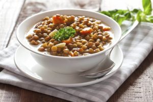 レンズ豆の煮込み
