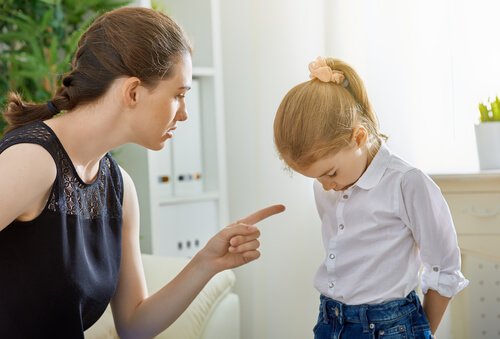 子どもを叱る　アメとムチ