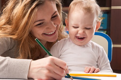 子どもが書くことを覚える