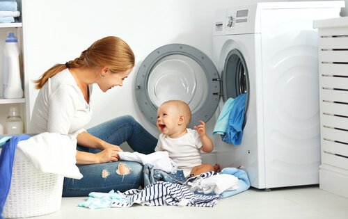 子供の服の洗濯