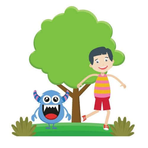 色 本 子ども